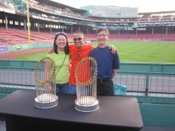 Boston Marathon - Red Sox WS Trophies